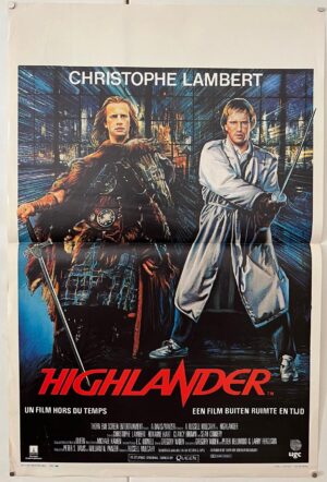 Highlander Original Belgium  Poster