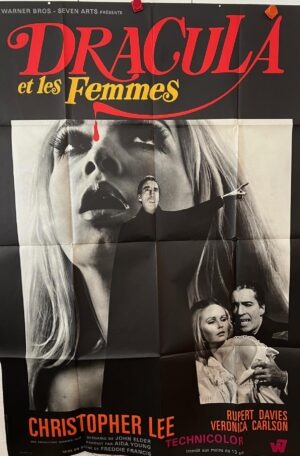 Dracula Has Risen From The Grave Original French Grande Film Poster