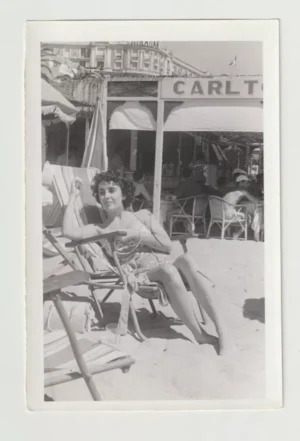 Elizabeth Taylor Cannes Film Festival Original Candid Photograph