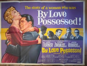 By Love Possessed Original UK Quad Film Poster