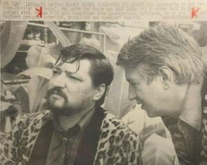 Kamikaze 1989 Original Press Photograph Behind The Scenes Fassbinder